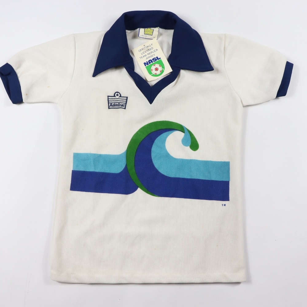 80s New Youth Large California Surf Soccer Jersey